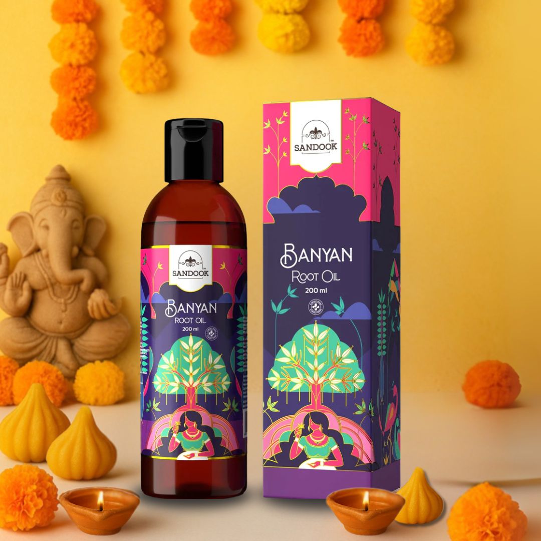Sandook Banyan Root Hair Oil