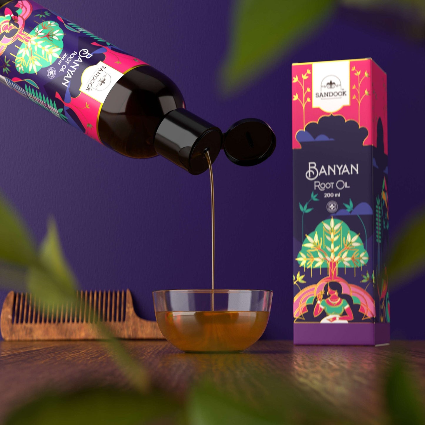 Sandook Banyan Root Hair Oil