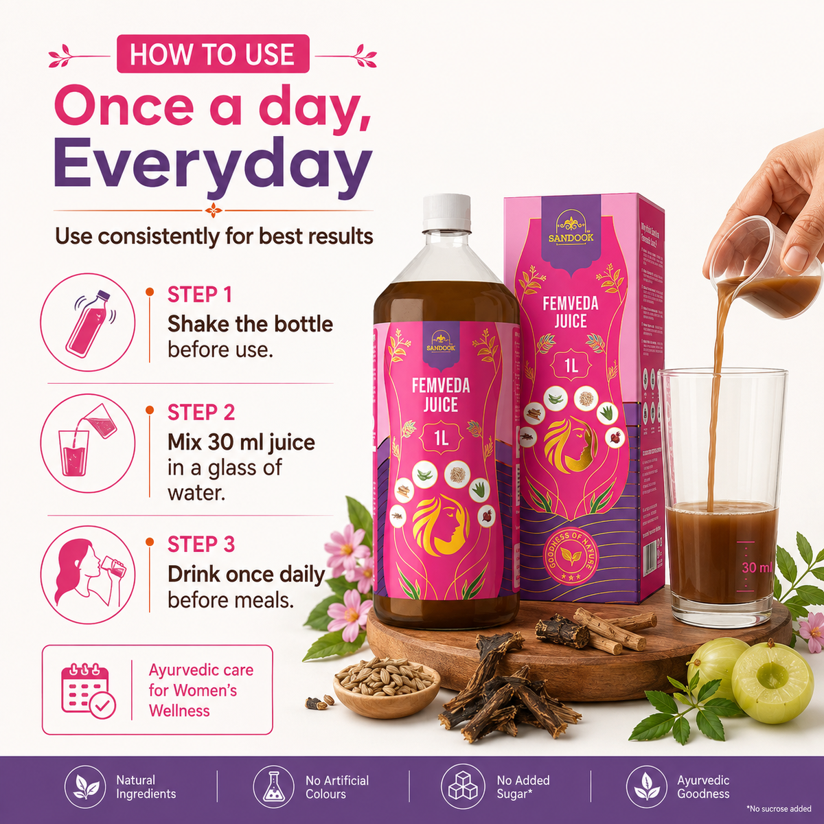 Sandook Femveda Juice