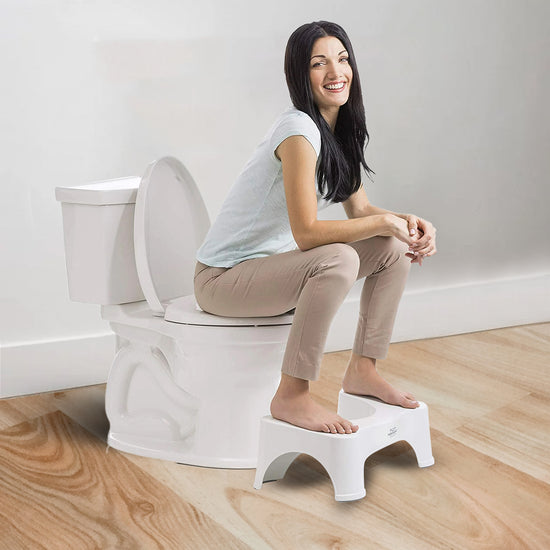 Western Toilet Stool & Squat Stool for Western Toilet YogiSquat