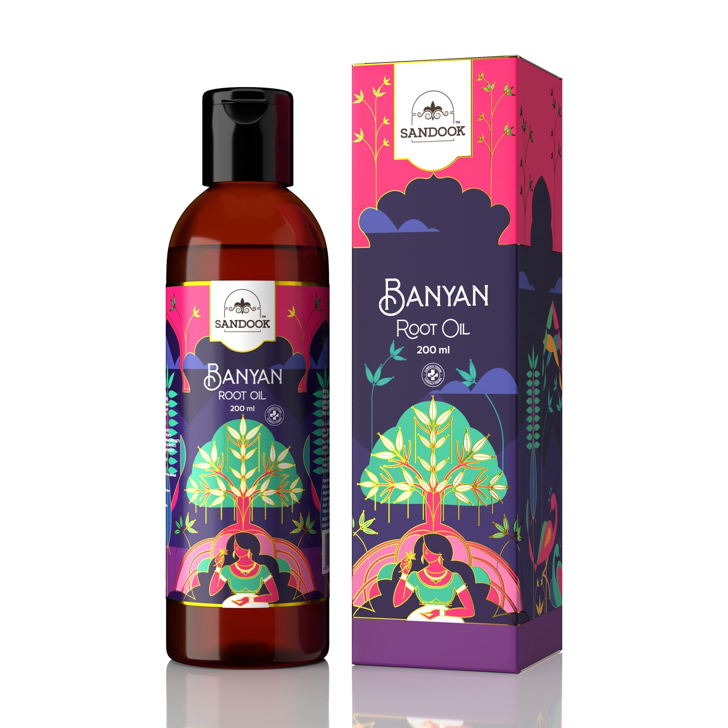 Sandook Banyan Root Hair Oil